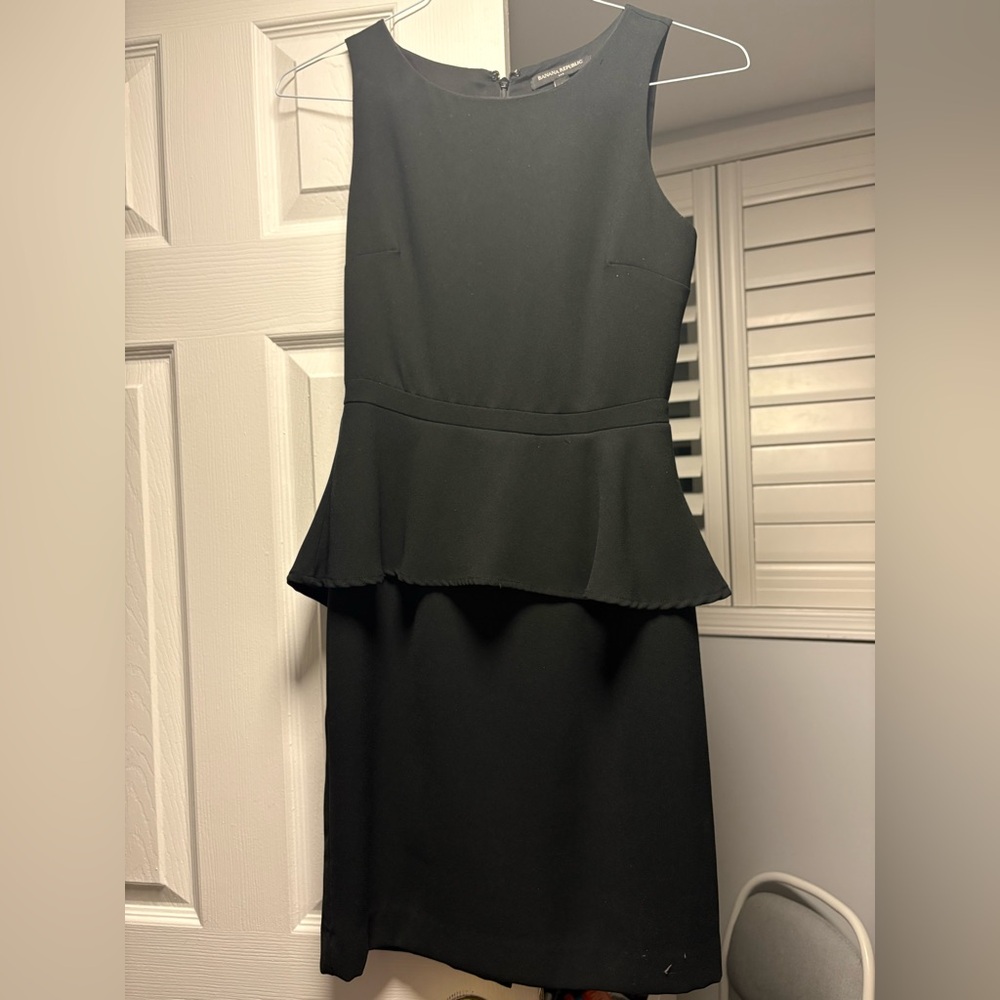 Banana Republic Black Midi Dress